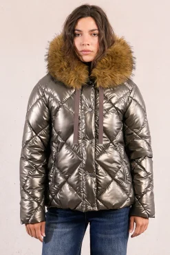 Chaqueta acolchada con capucha