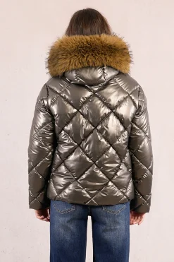 Chaqueta acolchada con capucha