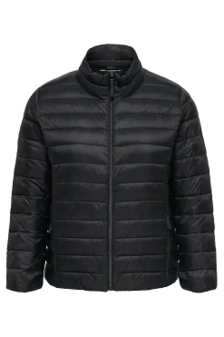 Chaqueta acolchada cremallera talla grande