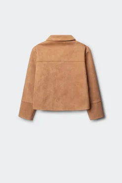 Chaqueta antelina ni&ntilde;a