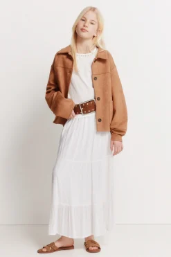 Chaqueta antelina ni&ntilde;a