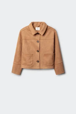 Chaqueta antelina ni&ntilde;a