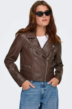 Chaqueta biker piel vegana