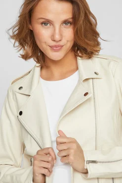 Chaqueta biker polipiel