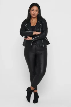 Chaqueta biker talla grande