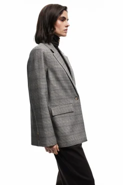 Chaqueta blazer de corte oversize