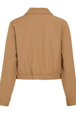 Chaqueta bomber con cremallera