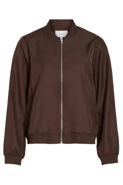 Chaqueta bomber satinada