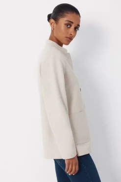 Chaqueta con cuello mao
