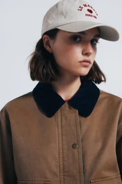 Chaqueta corta encerada