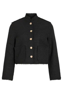 Chaqueta de pa&ntilde;o con botones