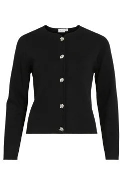 Chaqueta de punto abotonado con viscosa