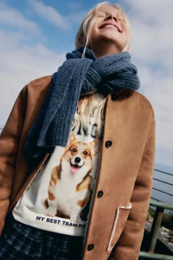 Chaqueta doble faz niña