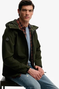 Chaqueta hombre sofshell con capucha