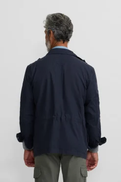 Chaqueta militar parches dye