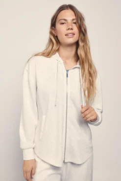 Chaqueta modal tacto suave gris