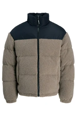 Chaqueta puffer teddy
