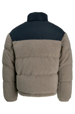 Chaqueta puffer teddy