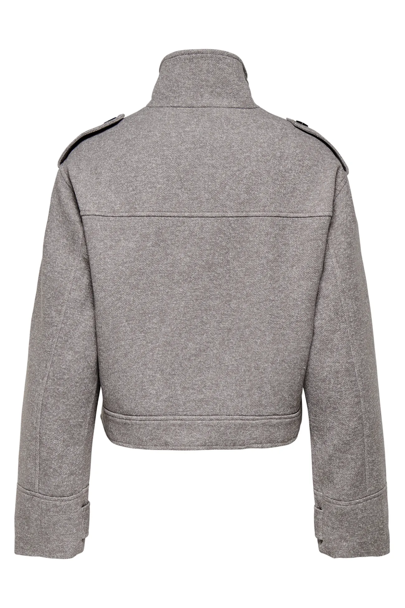 Chaqueta recta bolsillos