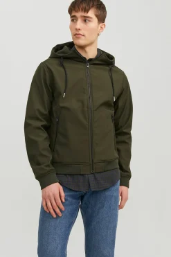Chaqueta softshell con capucha