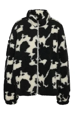 Chaqueta teddy cuadros