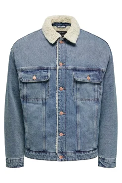 Chaqueta vaquera teddy