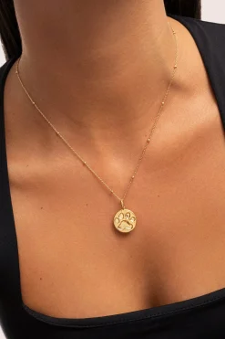 Charm Huella Ba&ntilde;o Oro