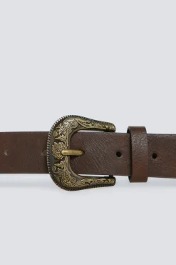 Cintur&oacute;n cowboy met&aacute;lico