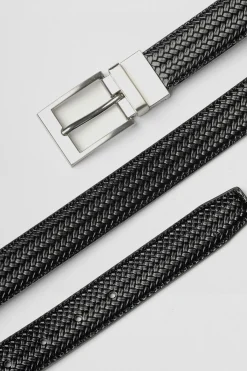 Cinturon Reversible Efecto Piel