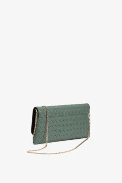 Clutch con textura de trama
