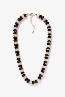 Collar de Cuentas Tricolor