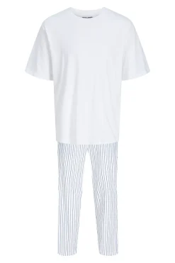 Conjunto pijama pantal&oacute;n largo rayas