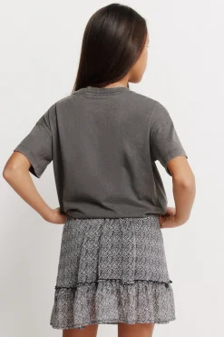 Falda cebra ni&ntilde;a