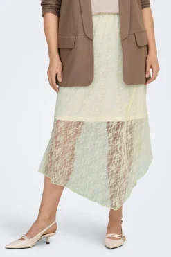 Falda de encaje talla grande