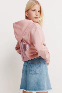 Falda denim b&aacute;sica ni&ntilde;a
