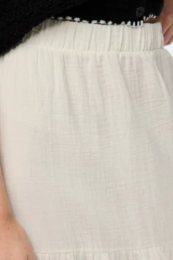 Falda larga de algod&oacute;n