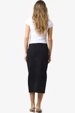 Falda midi denim