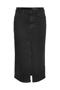 Falda midi denim
