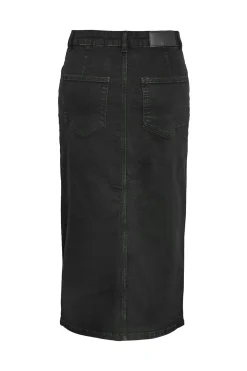 Falda midi denim