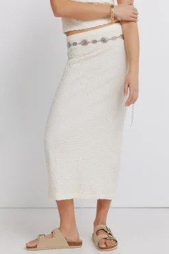 Falda midi estructura