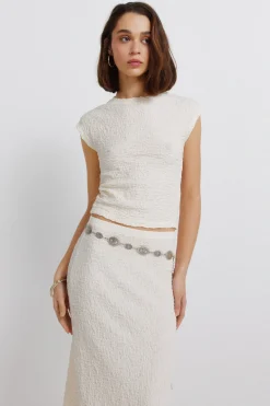 Falda midi estructura