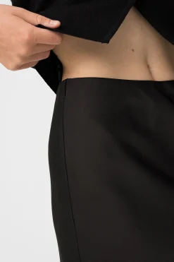 Falda Midi Satinada