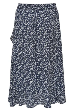 Falda midi volante