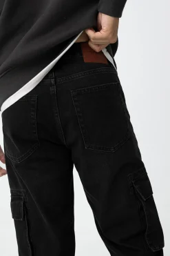 Jeans Cargo Wide Leg