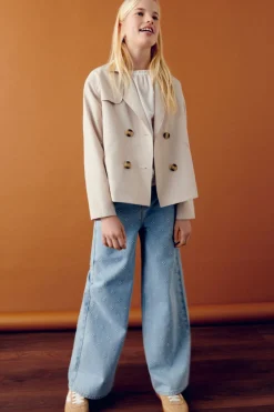 Jeans Culotte bordados niña