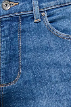 Jeans flared crop
