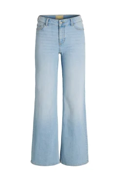 Jeans flared tiro medio