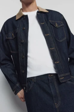 Jeans lavado desencolado wide leg