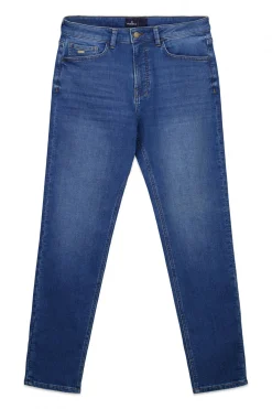 Jeans lavado medio slim fit