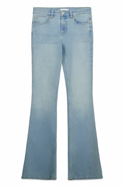 Jeans Low Flare de talle medio